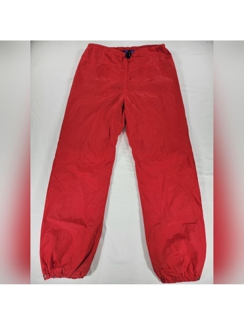 VTG North Face Mens Small Gore Tex Rain Pants Made in USA Hiking Nylon 80s Red